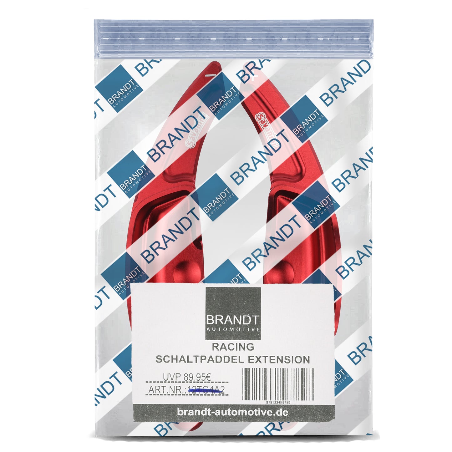 BRANDT Schaltwippen ALU ROT kompatibel mit MERCEDES BENZ E-Klasse S212 W212 A207 C207 SL R230 SLK R171 W221 A-Klasse W176 W204 C204 S204 CL203 CLC