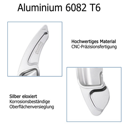 BRANDT Schaltwippen ALU kompatibel mit MERCEDES BENZ E-Klasse S212 W212 A207 C207 SL R230 SLK R171 S-Klasse W221 W176 W204 C204 S204 CL203 CLC