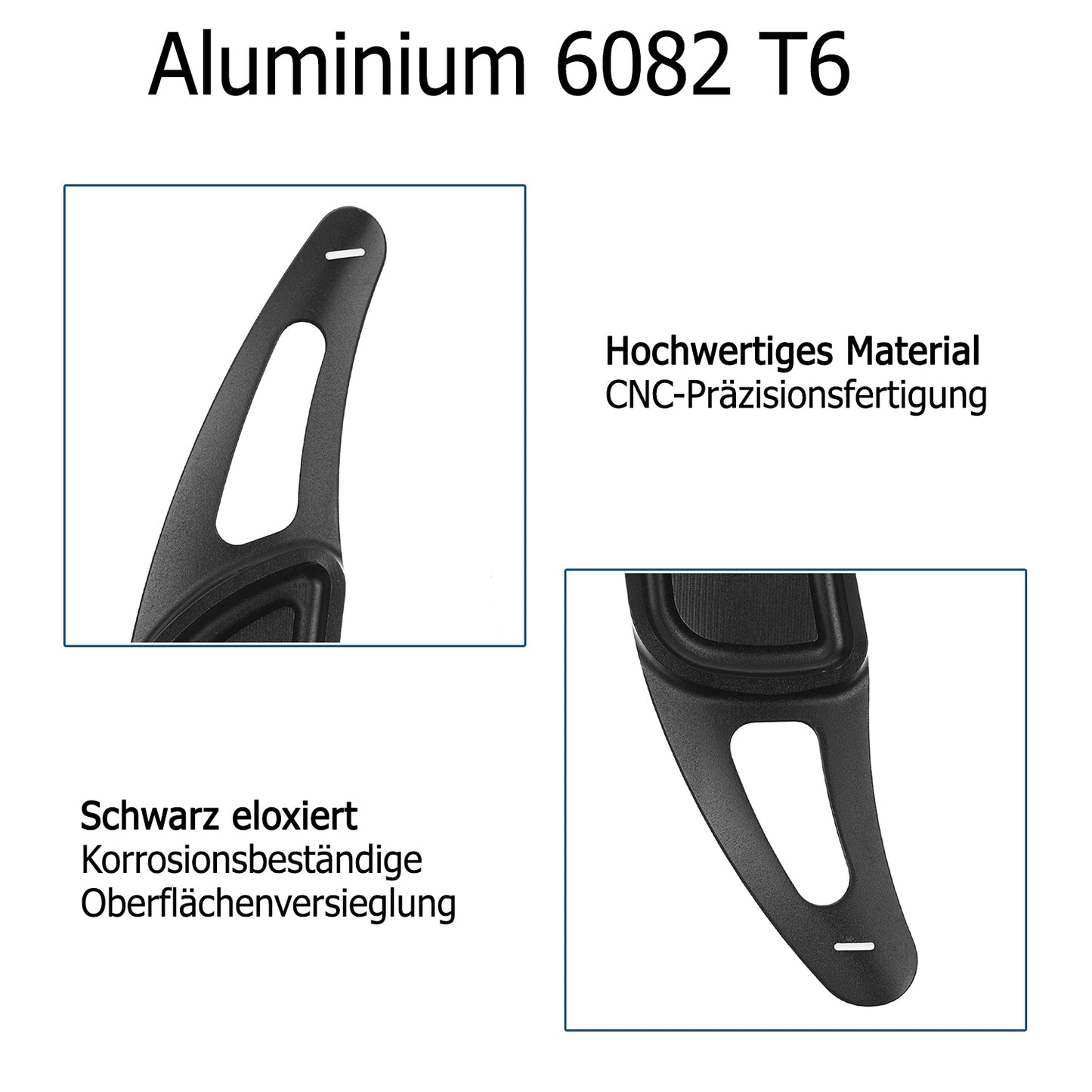 Schaltwippen ALU SCHWARZ kompatibel mit MERCEDES AMG W177 X117 X118 W205 S205 C A205 W213 S213 W217 X156 H247 X247 X253 C253 C257 W166 C292 X166 W463