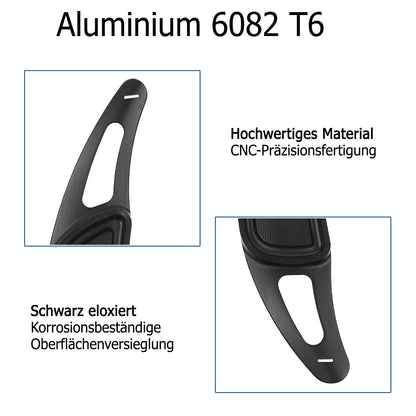 Schaltwippen ALU SCHWARZ kompatibel mit MERCEDES AMG W177 X117 X118 W205 S205 C A205 W213 S213 W217 X156 H247 X247 X253 C253 C257 W166 C292 X166 W463