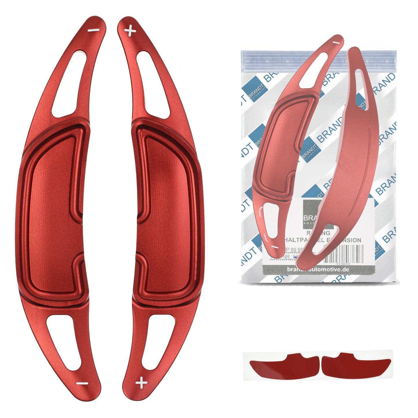 Schaltwippen ALU ROT kompatibel mit MERCEDES AMG W177 X117 X118 W205 C S205 A205 W213 S213 W217 X156 H247 X247 X253 C253 C257 W166 C292 X166 W463 W190