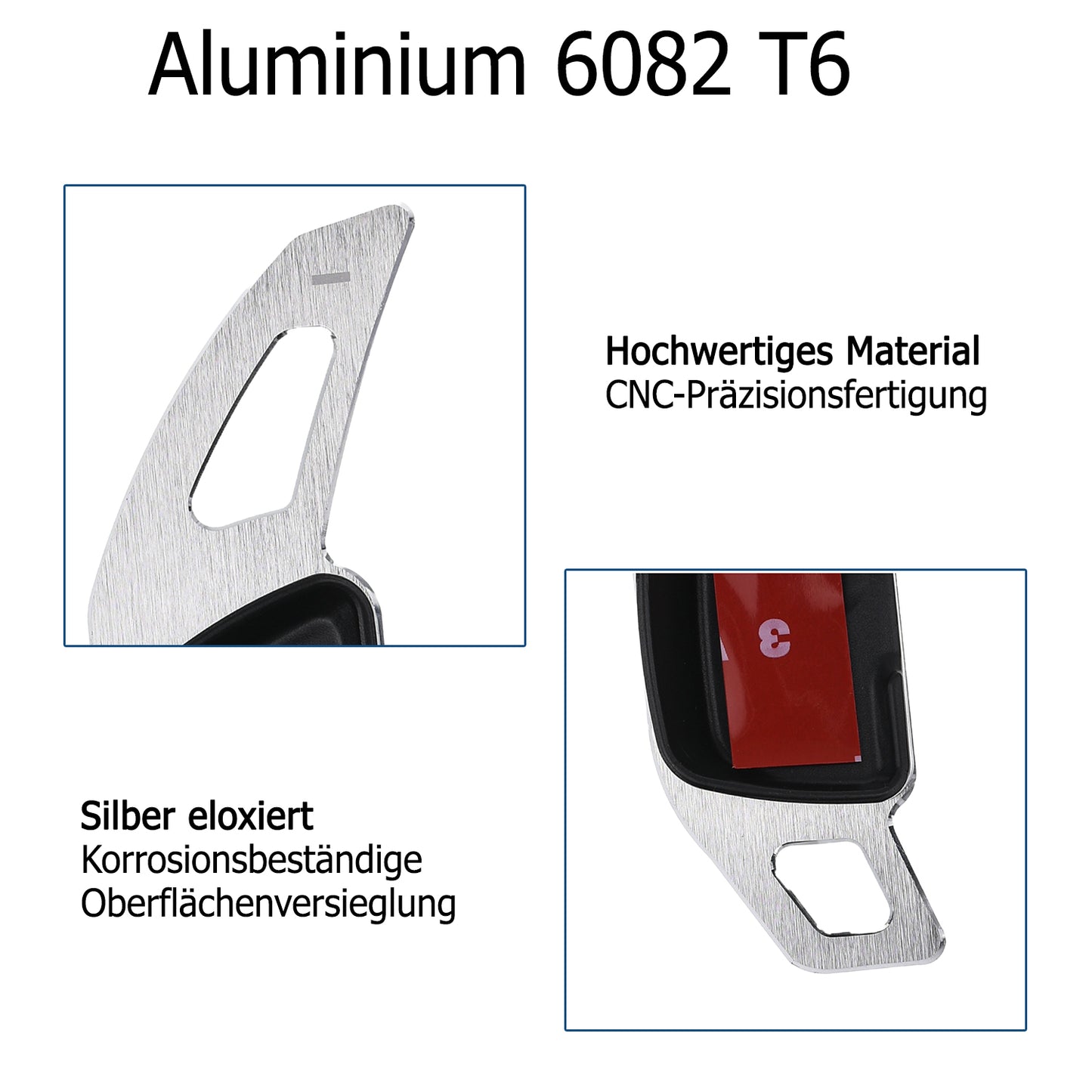 Schaltwippen ALU kompatibel mit MERCEDES W176 W177 W242 W246 W247 W205 S205 A205 C205 X117 W218 C257 W213 S213 C238 A238 EQC GLA GLC GLB GLE GLS SL C