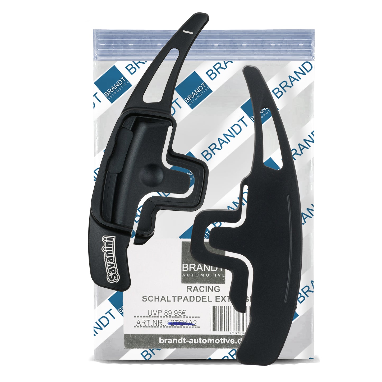 BRANDT Schaltwippen ALU Schwarz kompatibel mit MERCEDES R171 SLK W221 GL X164 SL R230 GLK X204 E-Klasse A207 C207 ML W164 W212 CLC W204 W176 CL203