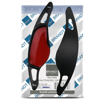 BRANDT Schaltwippen ALU Schwarz kompatibel mit BMW F40 G20 G21 G80 G81 G28 G22 G23 G82 G26 G30 F90 G31 G38 G14 F91 G15 F92 G16 F93 G01 Toyota Supra 5