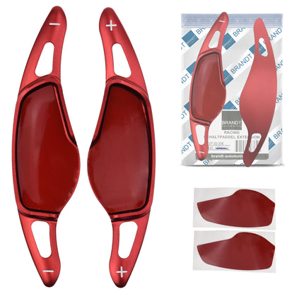 Schaltwippen ALU ROT kompatibel mit BMW F40 G20 21 G80 81 G28 G22 G23 G82 G26 G30 F90 G31 G38 F91 F92 G16 F93 F97 G08 G02 F98 F95 G06 F96 Toyota Supra