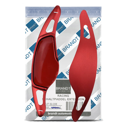 Schaltwippen ALU ROT kompatibel mit BMW F40 G20 21 G80 81 G28 G22 G23 G82 G26 G30 F90 G31 G38 F91 F92 G16 F93 F97 G08 G02 F98 F95 G06 F96 Toyota Supra