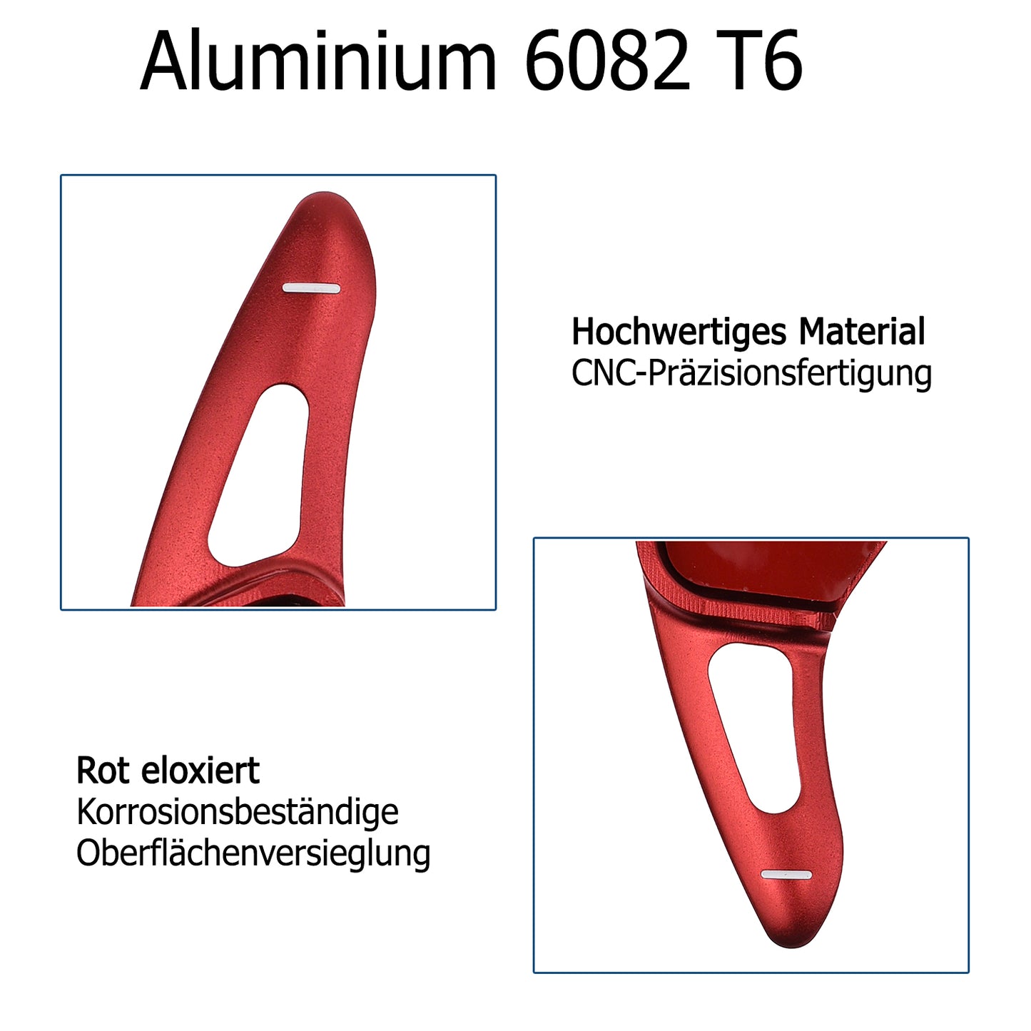 Schaltwippen ALU ROT kompatibel mit BMW F40 G20 21 G80 81 G28 G22 G23 G82 G26 G30 F90 G31 G38 F91 F92 G16 F93 F97 G08 G02 F98 F95 G06 F96 Toyota Supra