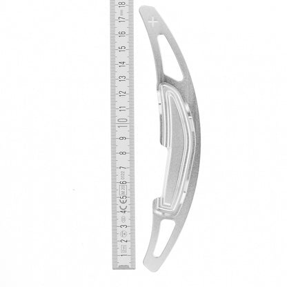 Lenkrad Schaltwippen ALU Schwarz kompatibel mit BMW M2 F22 F87 M3 F30 F35 F80 M4 F32 F82 F83 M5 F10 F18 M6 F06 F12 F13 X5M F15 F85 X6M F16 F86