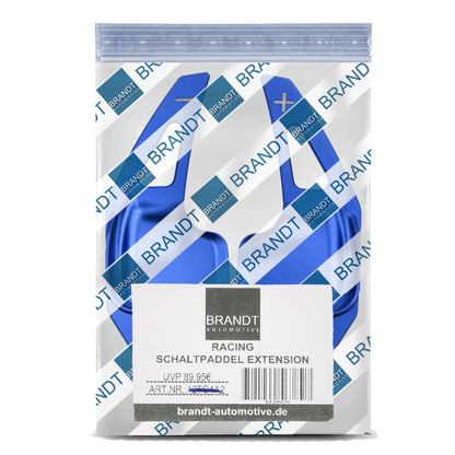 BRANDT Schaltwippen ALU BLAU kompatibel mit BMW 1er F20 F21 2er F22 F23 F45 F46 3er F30 F31 F34 4er F32 F33 F36 i8 X1 F48 X2 F39 X3 F25 X4 F26 X5 F15