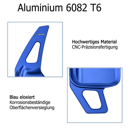 BRANDT Schaltwippen ALU BLAU kompatibel mit BMW 1er F20 F21 2er F22 F23 F45 F46 3er F30 F31 F34 4er F32 F33 F36 i8 X1 F48 X2 F39 X3 F25 X4 F26 X5 F15