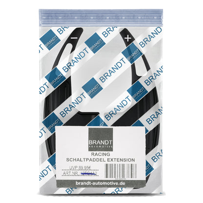 BRANDT Schaltwippen ALU SCHWARZ kompatibel mit FORD MUSTANG VI S550 14-23 Schaltpaddel Paddel Aufsatz Drucktaster Wippenschalter