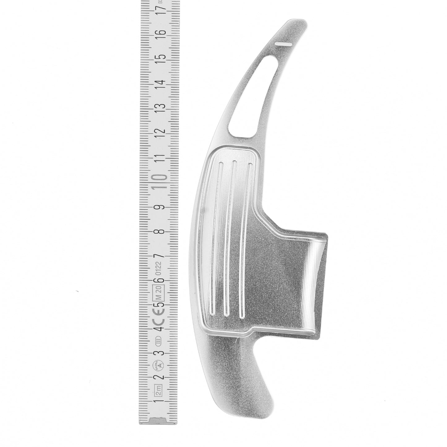 BRANDT Schaltwippen ALU SILBER kompatibel mit FORD MUSTANG VI S550 14-23 Schaltpaddel Paddel Aufsatz Drucktaster Wippenschalter