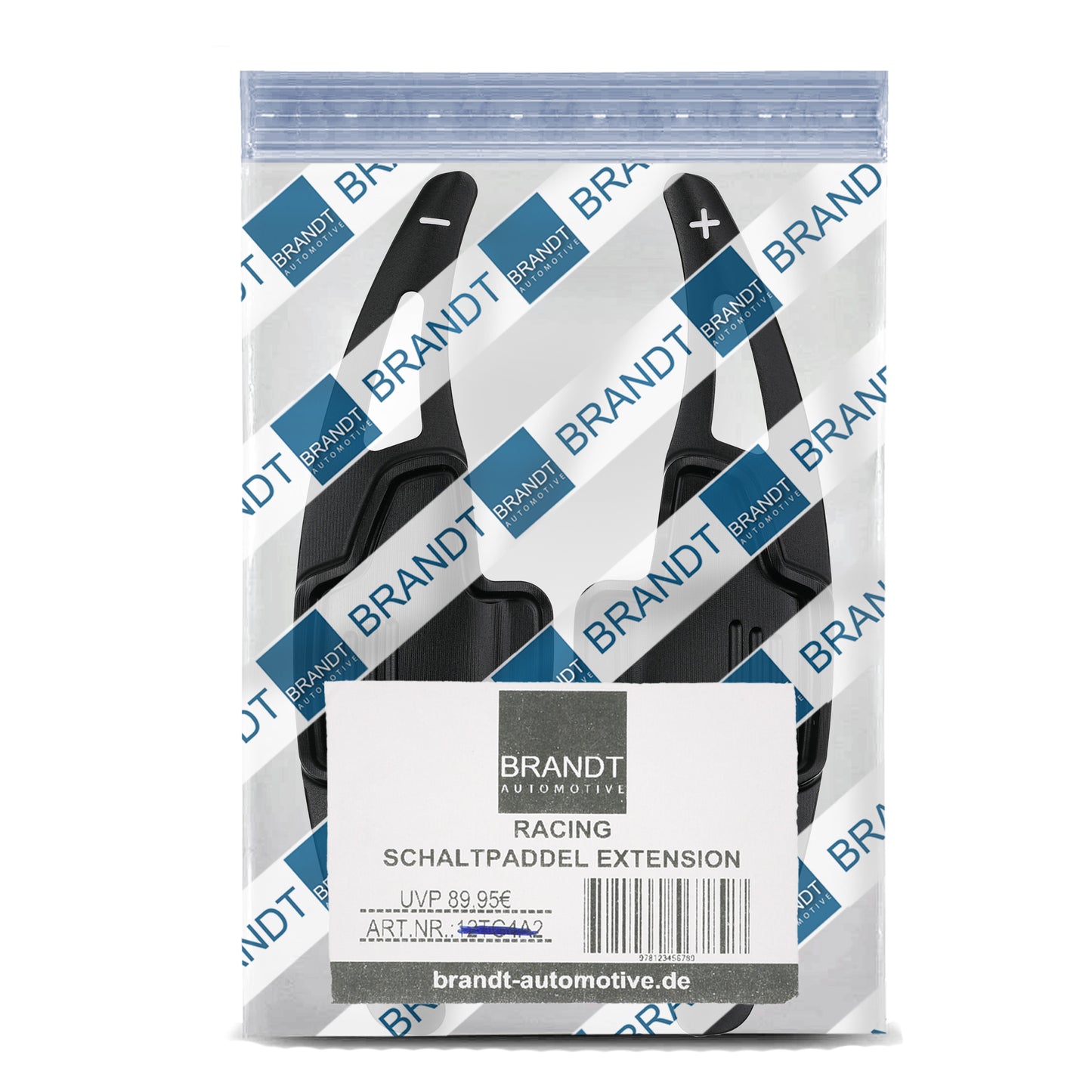 BRANDT Schaltwippen ALU SCHWARZ kompatibel mit FORD FOCUS III IV 15-26 EcoSport 15-22 Schaltpaddel Paddel Aufsatz Drucktaster Wippenschalter