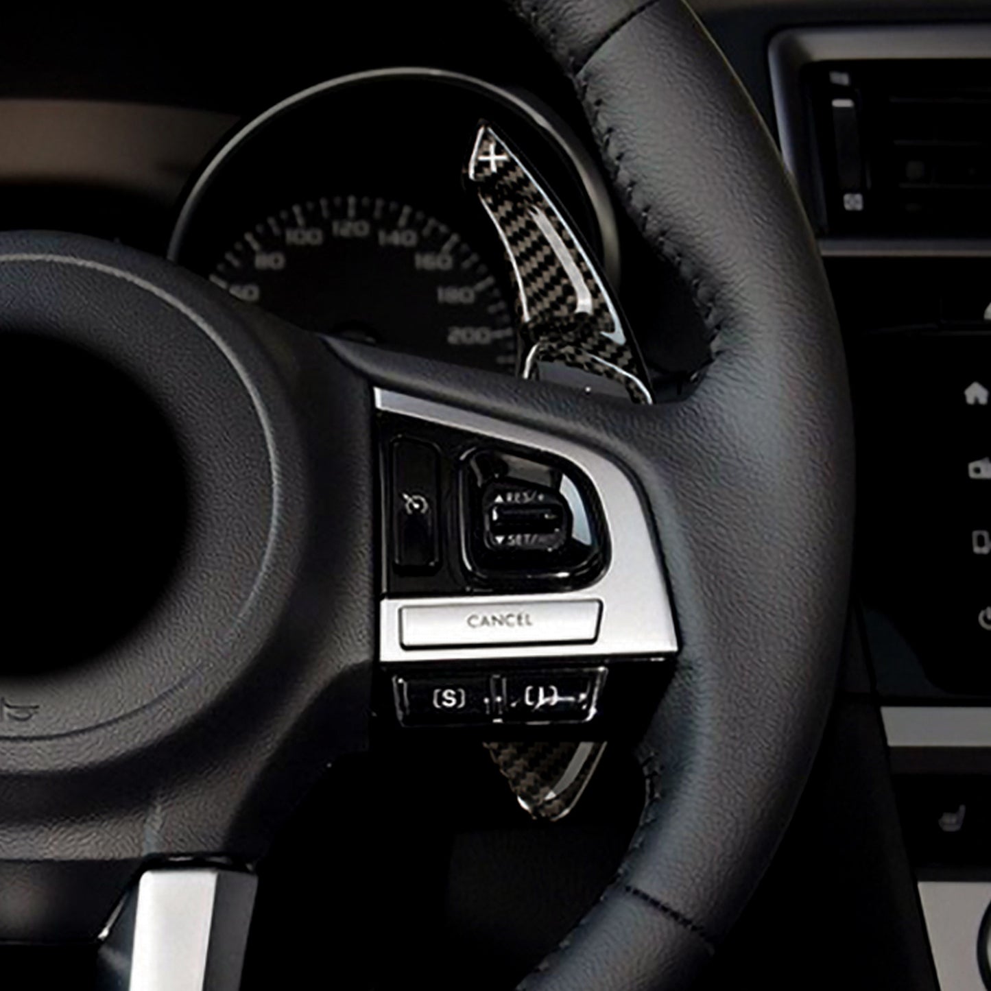 T CARBON ECHT Schaltwippen SCHWARZ kompatibel mit SUBARU ASCENT 2019-2023 SCION FR-S 13-17 Schaltpaddel Paddel Aufsatz Drucktaster Wippenschalter