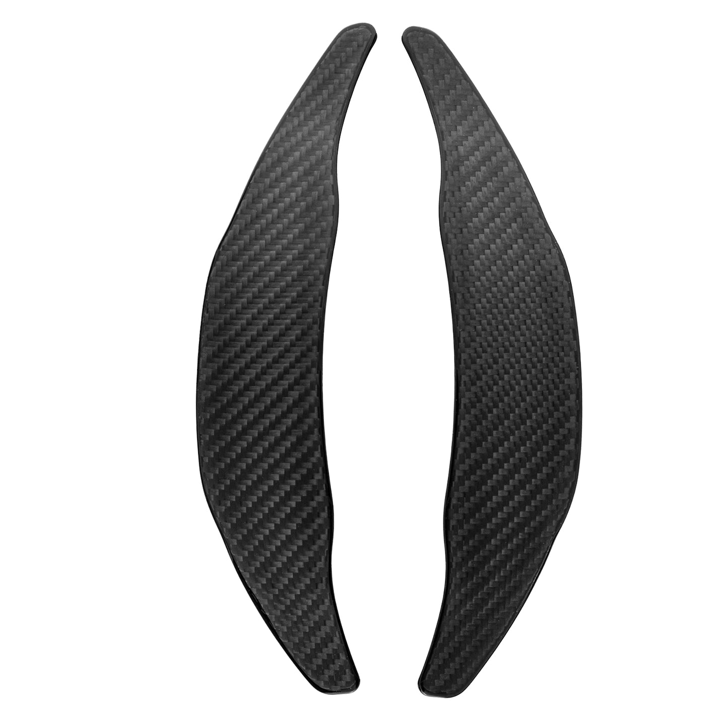 T CARBON ECHT Schaltwippen Black kompatibel mit Mercedes Benz C-Klasse W204 C204 S204 11-14 Schaltpaddel Paddel Aufsatz Wippenschalter