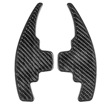 T CARBON ECHT Schaltwippen SCHWARZ kompatibel mit MERCEDES A-Klasse W176 12-18 GLK X204 08-12 Schaltpaddel Paddel Aufsatz Drucktaster Wippenschalter