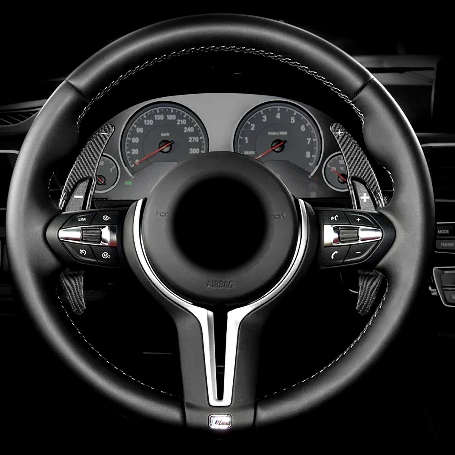 T CARBON ECHT Schaltwippen SCHWARZ kompatibel mit BMW M2 F22 F87 M3 F30 F35 F80 M4 F32 F82 F83 Schaltpaddel Paddel Aufsatz Drucktaster Wippenschalter