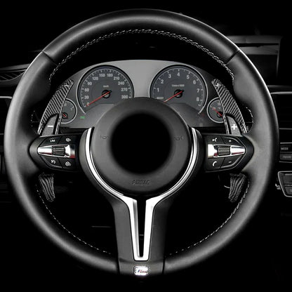 T CARBON ECHT Schaltwippen SCHWARZ kompatibel mit BMW M2 F22 F87 M3 F30 F35 F80 M4 F32 F82 F83 Schaltpaddel Paddel Aufsatz Drucktaster Wippenschalter