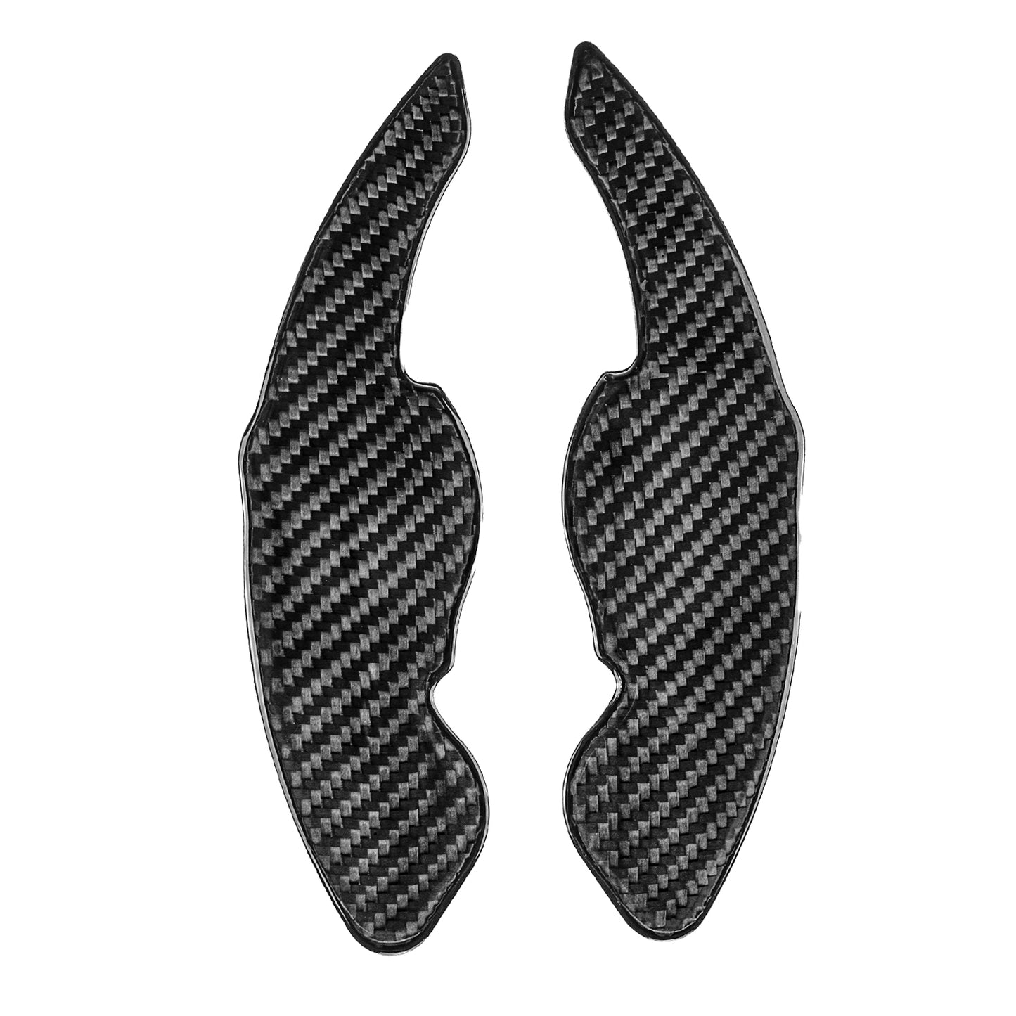 T CARBON ECHT Schaltwippen SCHWARZ kompatibel mit SEAT ALHAMBRA II 7N 10-15 LEON II 1P Schaltpaddel Paddel Aufsatz Drucktaster Wippenschalter