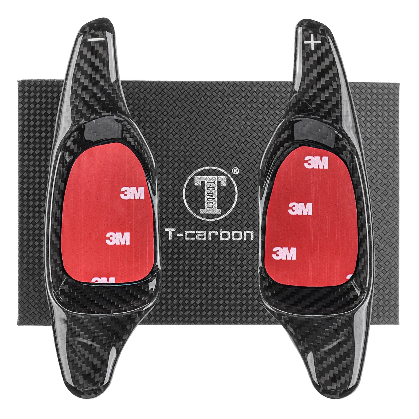T CARBON ECHT Schaltwippen SCHWARZ kompatibel mit AUDI A4 B8 11-16 S4 RS4 13-15 RS7 RS6 C7 14-18 Schaltpaddel Aufsatz Drucktaster Wippenschalter