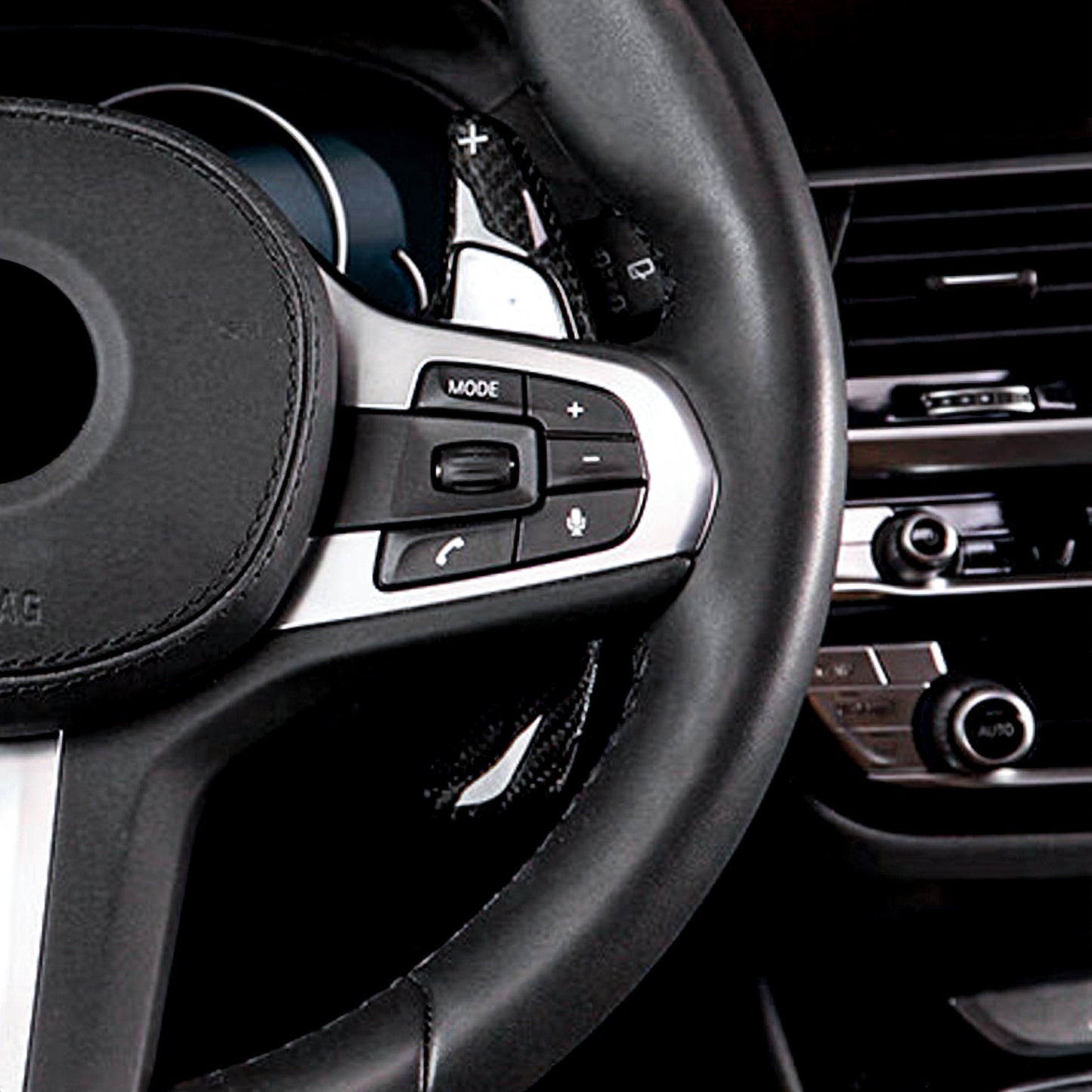T CARBON ECHT Schaltwippen BLACK kompatibel mit BMW 6er GT G32 AB 2016 7er G11 G12 AB 2014 Schaltpaddel Paddel Aufsatz Drucktaster Wippenschalter
