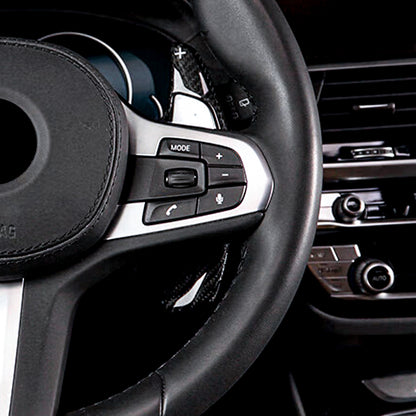 T CARBON ECHT Schaltwippen BLACK kompatibel mit BMW 6er GT G32 AB 2016 7er G11 G12 AB 2014 Schaltpaddel Paddel Aufsatz Drucktaster Wippenschalter