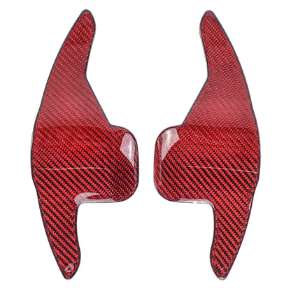 T CARBON ECHT Schaltwippen ROT kompatibel mit BMW 2er Active Tourer F45 14-21 Schaltpaddel Paddel Aufsatz Drucktaster Wippenschalter