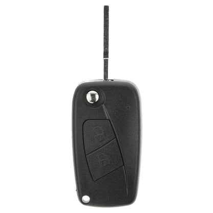 Klapp Schlüssel Gehäuse Funkschlüssel Fernbedienung Autoschlüssel 2 Tasten Rohling SIP22 + Batterie kompatibel mit FIAT/Iveco/Lancia/Peugeot/Citroen