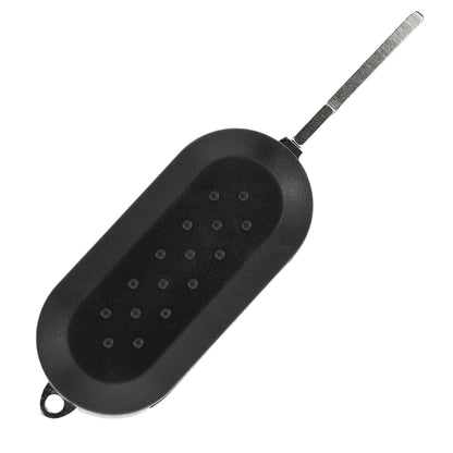 MT-KEY Funk Schlüssel 434MHZ kompatibel mit FIAT 500 Grande Punto Evo Doblo II Citroen Nemo Peugeot Bipper Opel Combo D 433MHZ Klappschlüssel