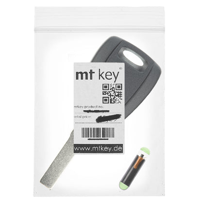 Auto Zünd Schlüssel Rohling Schwarz SIP22 + ID48 Transponder kompatibel mit Alfa Romeo 147 156 932 03-06 GT -10 Fiat Bravo 198 Doblo -11 Doblo 223 Ducato II 244 -08 Idea 03-10 Stilo -08 Peugeot Boxer