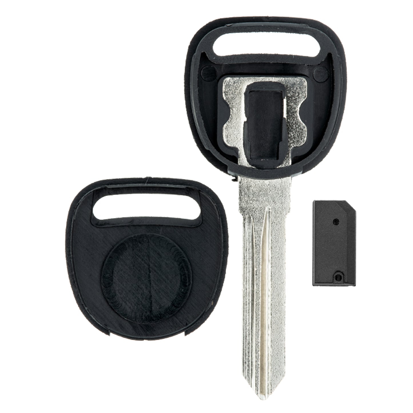MT-KEY Auto Zünd Schlüssel Rohling CY24 + ID64 Transponder Wegfahrsperre kompatibel mit Chrysler 300 98-04 Cirrus 99-00 Neon II 00-05 Pt Cruiser 01-05Dodge Caravan Dakota II Durango Neon II Ram