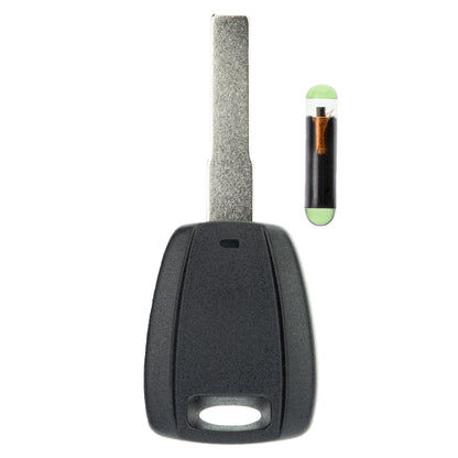 Auto Zünd Schlüssel Rohling Schwarz SIP22 + ID48 Transponder kompatibel mit Alfa Romeo 147 156 932 03-06 GT -10 Fiat Bravo 198 Doblo -11 Doblo 223 Ducato II 244 -08 Idea 03-10 Stilo -08 Peugeot Boxer