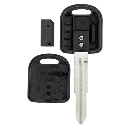 MT-KEY Auto Zünd Schlüssel Rohling SZ12 + ID64 Transponder Wegfahrsperre kompatibel mit Isuzu Big Horn II 98-02 Trooper 98-02