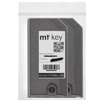 2X Auto Schlüssel Transponder Wegfahrsperre Texas CRYPTO 4D / Typ: ID64 4D64 (ID4D64) / Material: Karbon (T8) / programmierbar