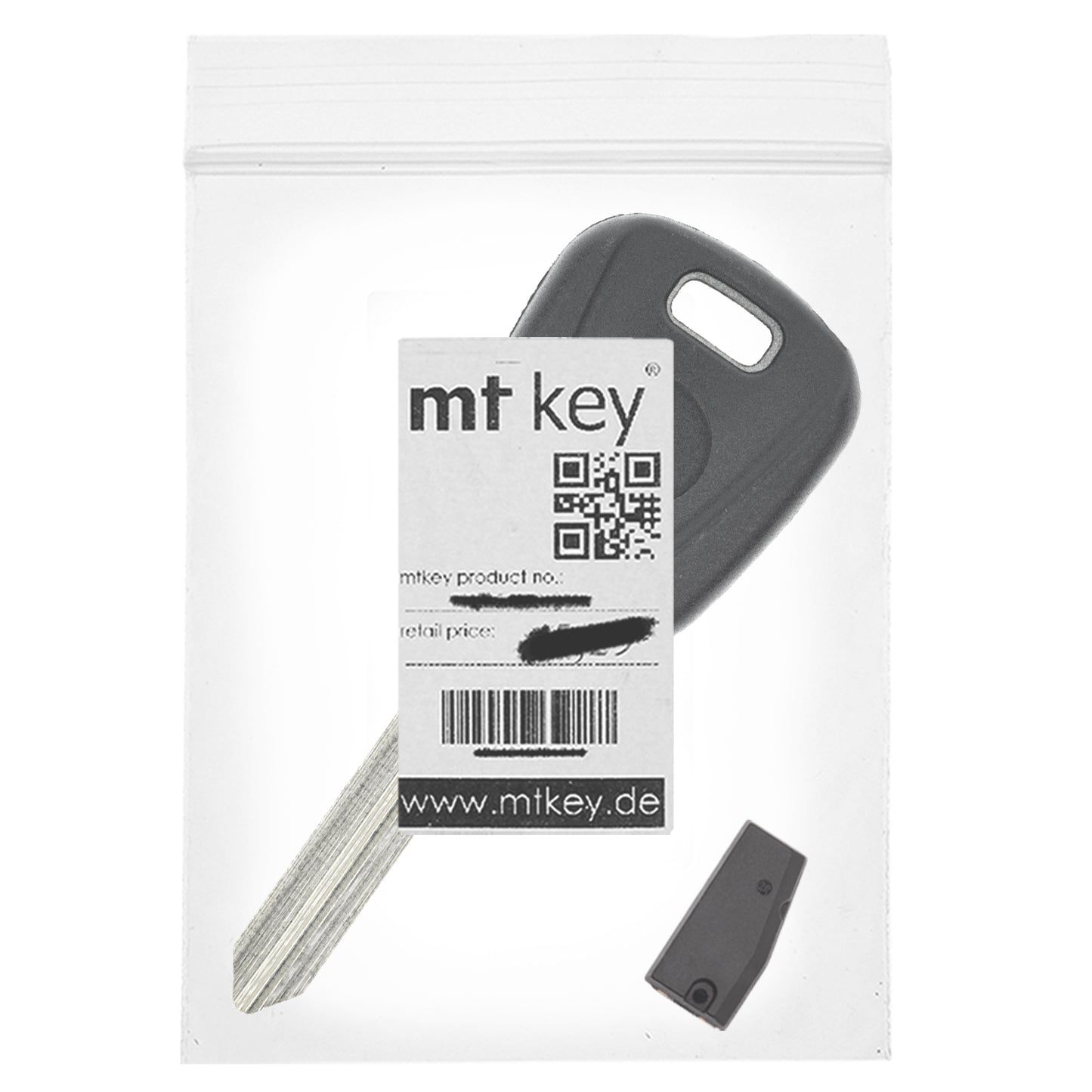 MT-KEY Auto Zünd Schlüssel Rohling SZ18 + ID65 Transponder Wegfahrsperre kompatibel mit Suzuki 800 07-10 Esteem 07-10 Omni 07-10