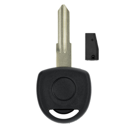 MT-KEY Auto Zünd Schlüssel Rohling HU46 + ID33 Transponder Wegfahrsperre kompatibel mit Cadillac Catera 97-00 Opel Combo II 97-01 Astra F 95-98 Corsa B 95-98 Tigra 95-98