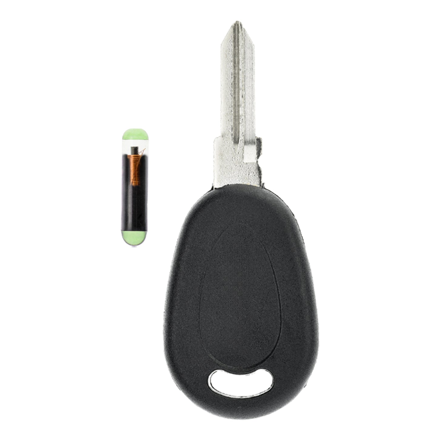 MT-KEY Auto Zünd Schlüssel Rohling GT10B + ID48 Transponder Wegfahrsperre kompatibel mit IVeco Daily 07-11