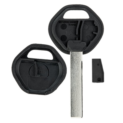 MT-KEY Auto Zünd Schlüssel Rohling HU92 + ID33 Transponder Wegfahrsperre kompatibel mit Bmw Z3 95-02 Rover 75 03-05 75 99-03 Lancia Z 2000 Ab 98 Land Rover Discovery 95-98