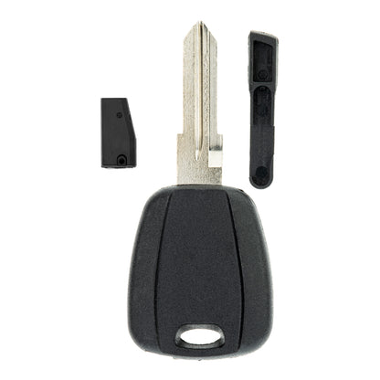 MT-KEY Auto Zünd Schlüssel Rohling GT15R + ID33 Transponder Wegfahrsperre kompatibel mit Alfa Romeo 145 95-98 146 95-98 155 95-98 Gtv 95-98 Spider 95-98 Fiat Coupe 95-00