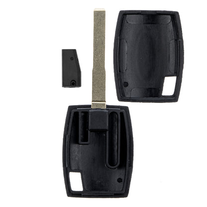 MT-KEY Auto Zünd Schlüssel Rohling HU101 + ID33 Transponder Wegfahrsperre kompatibel mit Lancia Z 2000 Ab 98 Land Rover Discovery 95-98