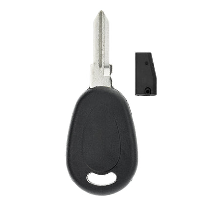 MT-KEY Auto Zünd Schlüssel Rohling GT10B + ID33 Transponder Wegfahrsperre kompatibel mit Fiat Croma 95-97 IVeco Daily III 98-01