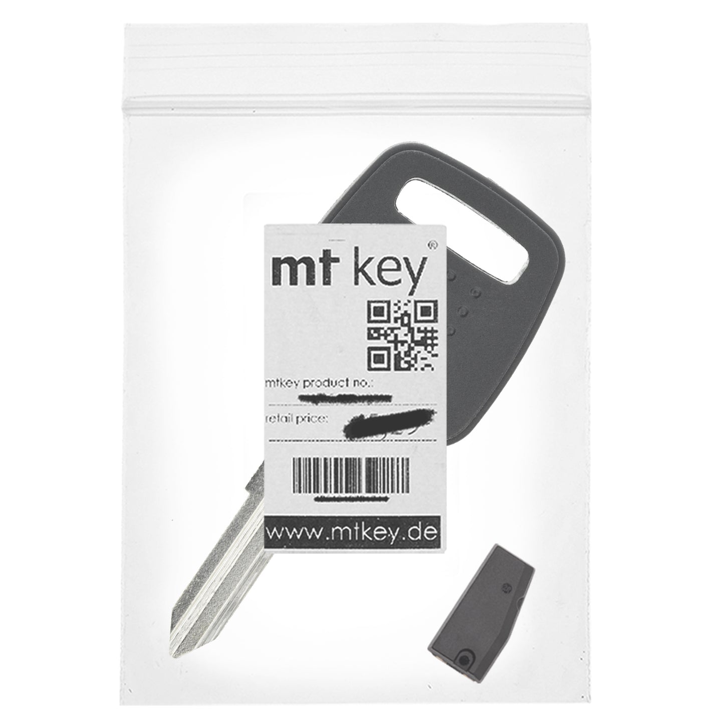 MT-KEY Auto Zünd Schlüssel Rohling NSN11 + ID33 Transponder Wegfahrsperre kompatibel mit Renault Scenic I 96-98 Nissan Micra II 96-98 Primera II Terrano II Subaru Impreza 96-00 Legacy II Outback I