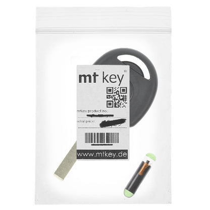 MT-KEY Auto Zünd Schlüssel Rohling HU100 + ID48 Transponder Wegfahrsperre kompatibel mit Chevrolet Colorado 08-12