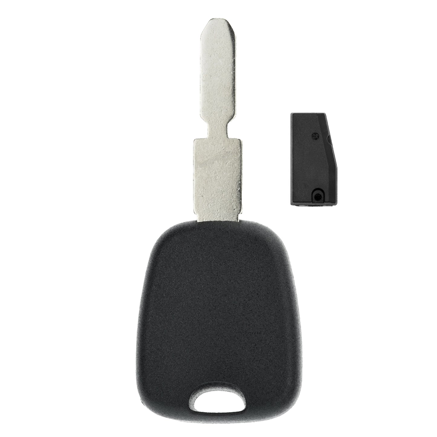MT-KEY Auto Zünd Schlüssel Rohling NE78 + ID33 Transponder Wegfahrsperre kompatibel mit Peugeot 406 Bis Modellpflege 96-99