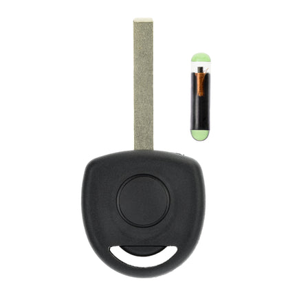 MT-KEY Auto Zünd Schlüssel Rohling HU100 + ID48 Transponder Wegfahrsperre kompatibel mit Chevrolet Colorado 08-12