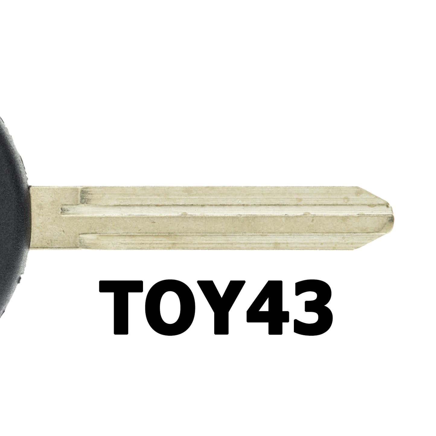 MT-KEY Auto Zünd Schlüssel Rohling TOY43 + ID33 Transponder Wegfahrsperre kompatibel mit Toyota Celica VI T20 95-99 Tarago 97-99