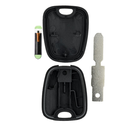 MT-KEY Auto Zünd Schlüssel Rohling NE78 + ID48 Transponder Wegfahrsperre kompatibel mit Peugeot 607 01-04
