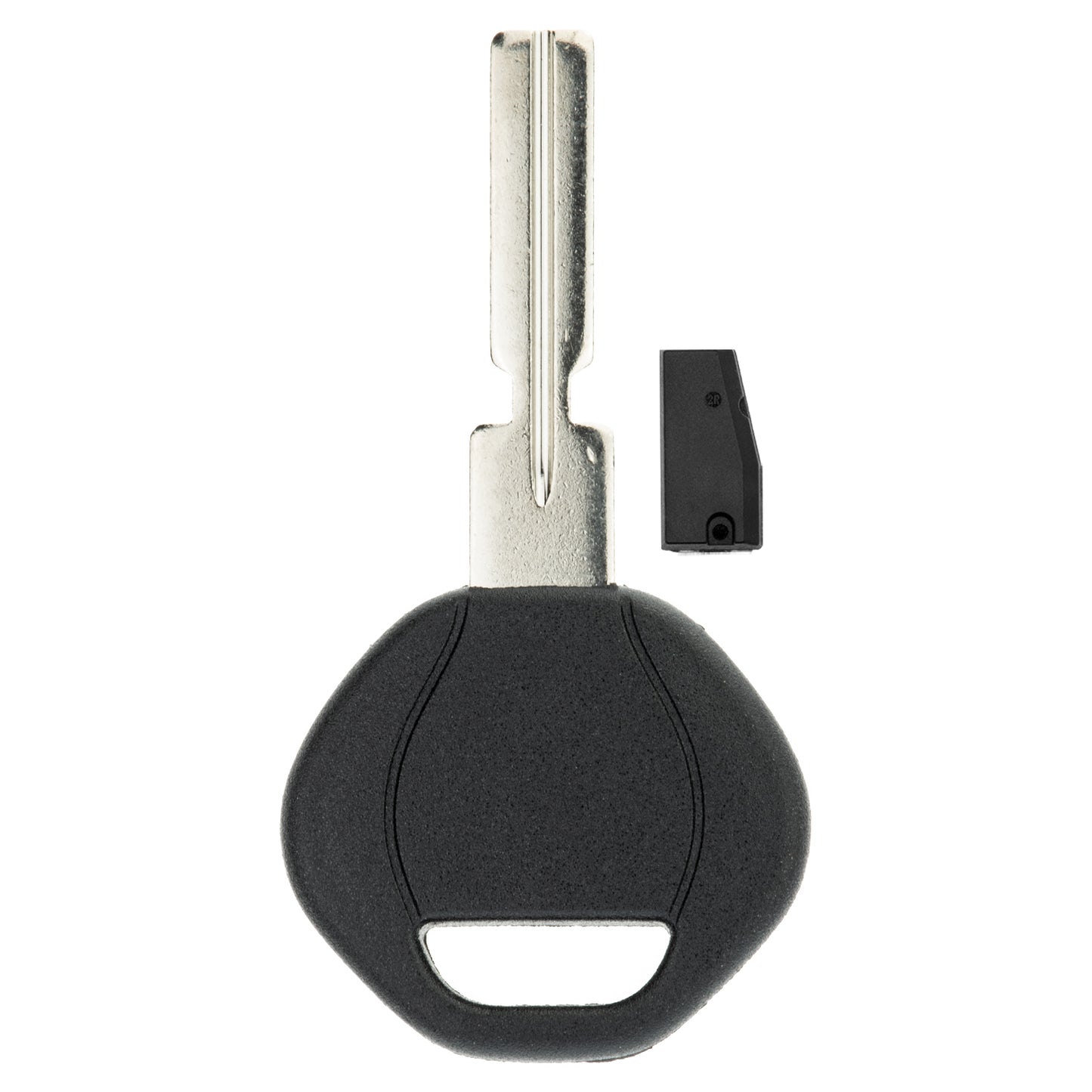 MT-KEY Auto Zünd Schlüssel Rohling HU58 + ID33 Transponder Wegfahrsperre kompatibel mit Bmw 3er E36 E46 95-01 5er E39 96-99 7er E38 95-98 8er E31 96-99 Z3 95-02