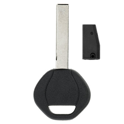 MT-KEY Auto Zünd Schlüssel Rohling HU92 + ID44 Transponder Wegfahrsperre kompatibel mit Land Rover Defender 99-03 Freelander Ln 00-03 Range Rover 96-02