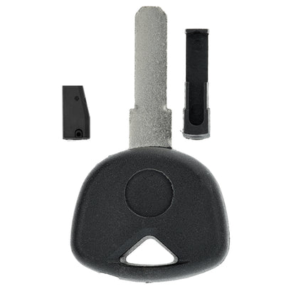 MT-KEY Motorrad Zünd Schlüssel Rohling BW9 + ID46 Transponder kompatibel mit Bmw F650 F650Gs 08-11 F800 Ab 06 F800Gs 08-11 G650 Ab 11 K1200 05-08 K1600 K1600B Ab 11 R1200 R1200 Gs 05-11